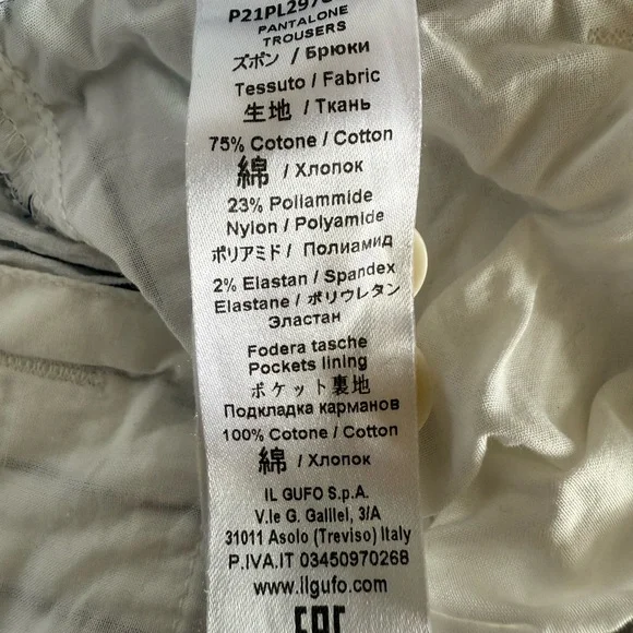 Il Gufo White and Black Striped Kids Pants - Picture 6 of 6